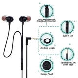 Croma Stereo Wired Earphone with Built in mic (Extra Storage Pouch)