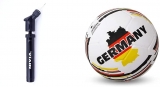 Nivia Ball Pump+NIVIA Country Color Molded Football Size 3 – Germany