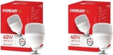 Eveready 40W Hammer Led Bulb, Pack of 2