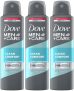 Dove Men+Care Antiperspirant Deodorant, 150 ml (Pack of 3)