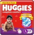 Huggies Diapers L Size, 64 Count