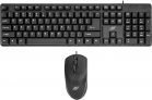 Ant Value FKBRI02 / Spill-Resistant, Silent Keys, DPI Mouse & KB Combo Wired Desktop KB, USB Keyboard Mouse Set (Black) Gaming mouse and Gaming keyboard