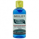 Oriley Waterless Hand Sanitizer 70% Isopropyl Alcohol Based Instant Germ Protection Sanitizing Gel Rinse-free Palm Cleaner Handrub (100ml)