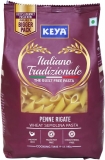 Keya Penne Pasta 1kg, 100% Durum Wheat Pasta | Vegetarian | No MSG | Low in Calories | No Trans Fats | Healthy | Cooked in 10 Minutes