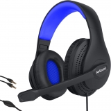 AirSound Alpha-4 Stereo Gaming Headset for Noise Cancelling Over-Ear Headphones| Adjustable Mic, Bass Surround, Soft Memory Earmuffs for All Laptop