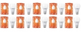 Halonix B22 10-Watt Led ASTRON Plus (Pack of 10, White, Round)