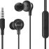 Aiwa ESTM-101 Wired in Ear Earphone with Mic (Black)