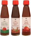 FOI Foods – Super Saucy Combo – Tomato Ketchup 200g, Hot n Sweet Sauce 200g, Tamarind Sauce 200g , ZERO Refined Sugar, No Preservative, Orgainc Ingredients, Vegan, Non GMO