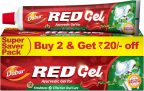 Dabur Red Gel Ayurvedic Toothpaste – 300g (150g x 2, Pack of 2)