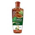 Dabur Vatika Naturals Moroccan Argan Hair Oil with 7 Ayurvedic Herbs, Repairs Damage, Provides Strong and Shiny Hair, 300 ml