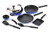 Crystal Eco Series Cookware Set(PTFE (Non-stick), 8 – Piece)