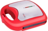 LA’VITE Sandwich Maker Grill Grill(Red and Silver)