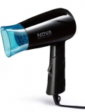 Nova Silky Shine Hot And Cold Foldable NHP 8100/05 Hair Dryer  (1200 W, Black, Blue)