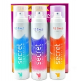 Secret Temptation Te Amo combo (120 ml x 3) Body Mist  –  For Women(360 ml, Pack of 3)